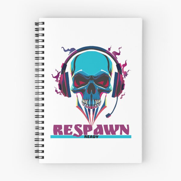 Item preview, Respawn ready - illustration of skull wearing gaming headset designed and sold by Envelope-99.