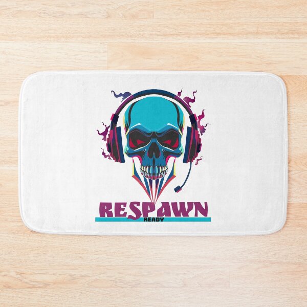 Item preview, Respawn ready - illustration of skull wearing gaming headset designed and sold by Envelope-99.