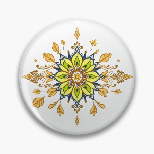 Item preview, Henna Mehndi Floral Pattern Ornamental - Modern Gr designed and sold by QuirkThreadsCo.