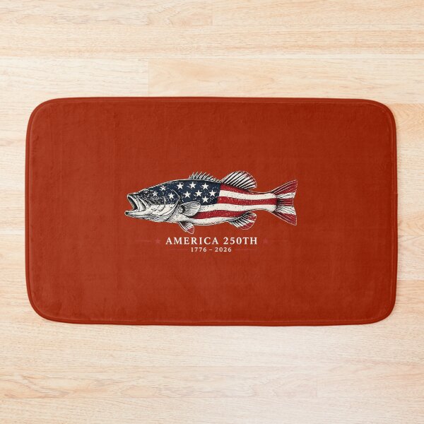 Item preview, 250 Years America 1776 2026 Fishing USA Flag 250th Birthday designed and sold by Mjayshop.