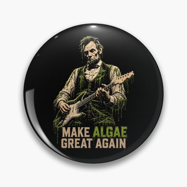 Item preview, Make Algae Great Again Abraham Lincoln Abe Playing Guitar designed and sold by Artifyo.