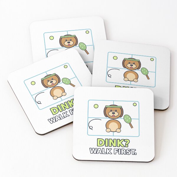 Item preview, Dink Walk First Funny Pickleball Dog Lover Design designed and sold by Concrete Coffee Studio.