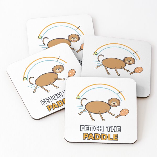 Item preview, Fetch The Paddle Funny Pickleball Dog Design designed and sold by Concrete Coffee Studio.