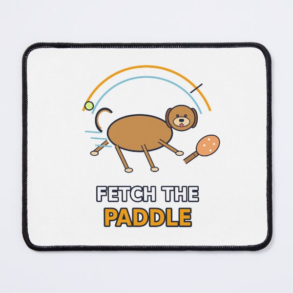 Item preview, Fetch The Paddle Funny Pickleball Dog Design designed and sold by Concrete Coffee Studio.