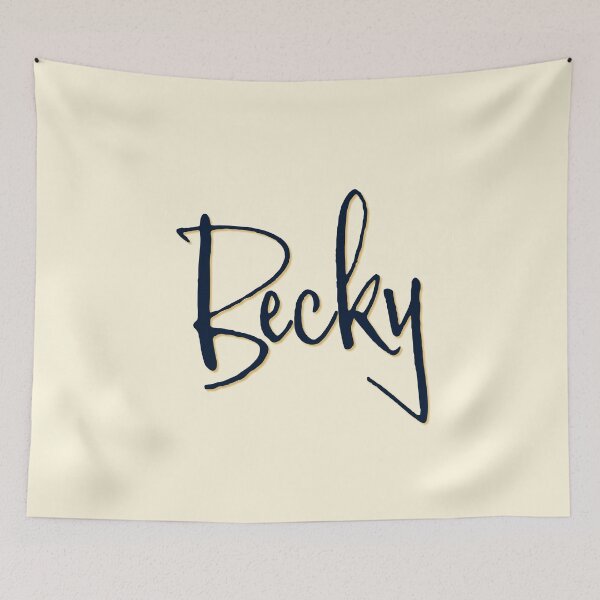 Item preview, BECKY personalized type design designed and sold by CharlottePlaceArt.