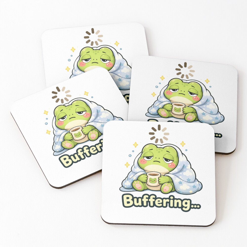 Item preview, Coasters (Set of 4) designed and sold by InkWanderStudio.
