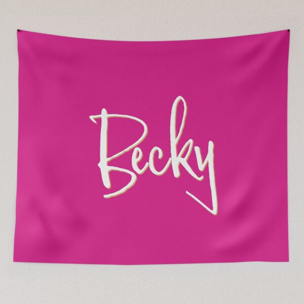 Item preview, BECKY personalized type design designed and sold by CharlottePlaceArt.