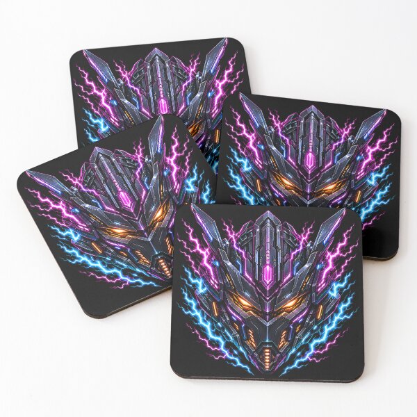 Item preview, Void Jaeger Neon Cyber Futuristic Mecha designed and sold by RiteshCenter .