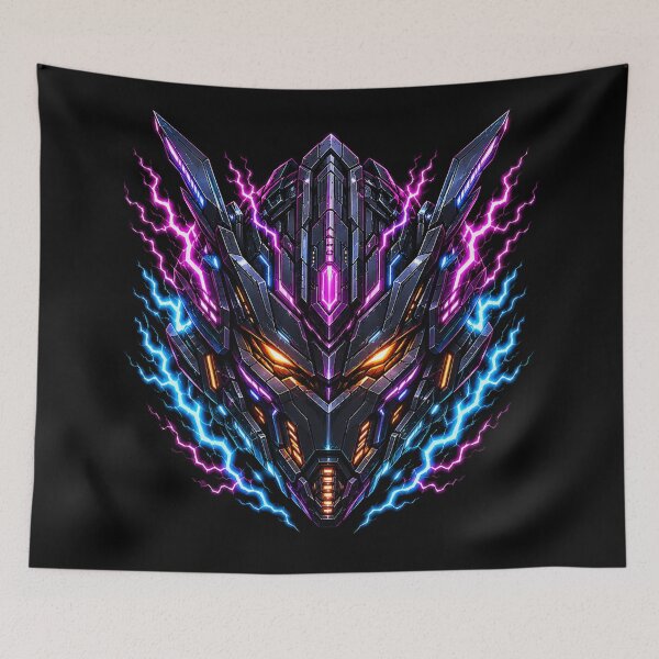 Item preview, Void Jaeger Neon Cyber Futuristic Mecha designed and sold by RiteshCenter .