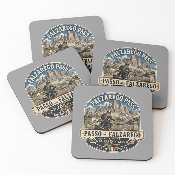 Item preview, Falzarego Pass, Passo di Falzarego Italy Motorcycle Sticker TShirt 06 designed and sold by OuterShellUK.
