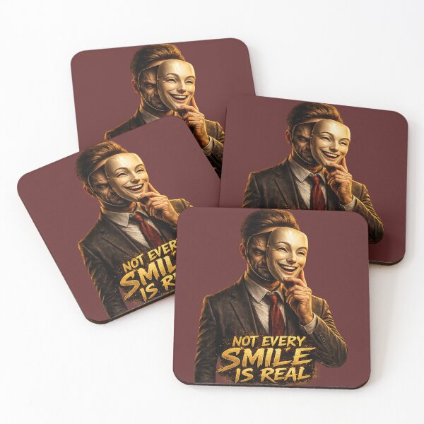 Item preview, Not Every Smile Is Real – Motivational Quote Design designed and sold by mr.bardook.