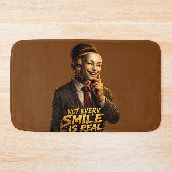 Item preview, Not Every Smile Is Real – Motivational Quote Design designed and sold by mr.bardook.
