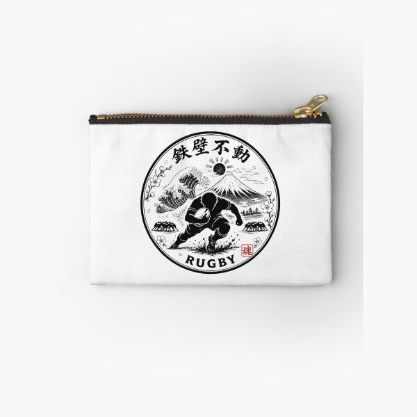 Item preview, Teppeki Fudo Unbreakable Japanese Rugby Sticker/T-Shirt Art designed and sold by Locker39.