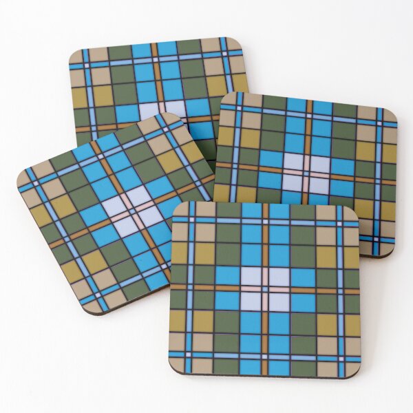 Item preview, Modern Sage Blue Green Tartan Plaid designed and sold by Karin Taylor.