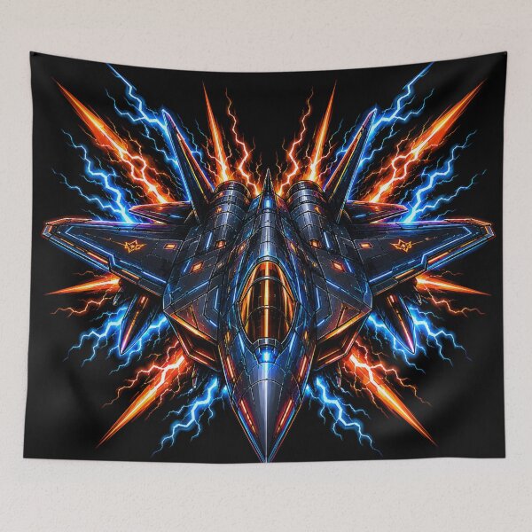 Item preview, Void Jet Cyberpunk Futuristic Fighter Aircraft designed and sold by RiteshCenter .