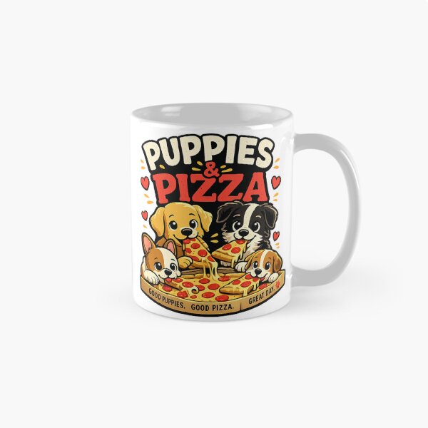 Item preview, Funny Puppies and Pizza T-Shirt, Dog Lover, Cute Labrador Puppy Tee, Food Graphic, Dog Owners designed and sold by ToastDesign.