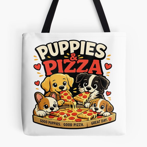 Item preview, Funny Puppies and Pizza T-Shirt, Dog Lover, Cute Labrador Puppy Tee, Food Graphic, Dog Owners designed and sold by ToastDesign.