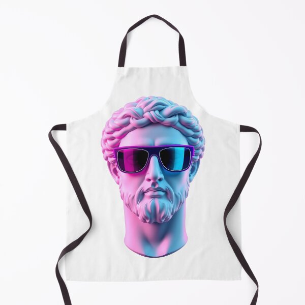Aperçu de l'œuvre Statue Vaporwave - T-shirt d'art graphique moderne créée et vendue par QuirkThreadsCo.