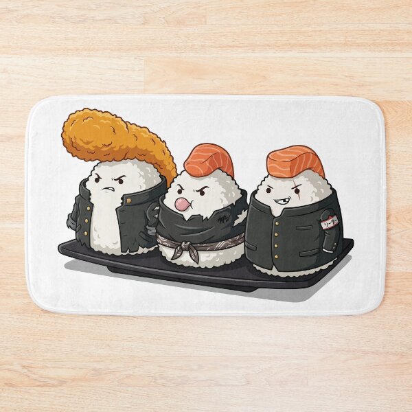 Item preview, Sushi Bansho Rebellious Rice 90s Anime Delinquent Meme Graphic designed and sold by ShirtRemarks.