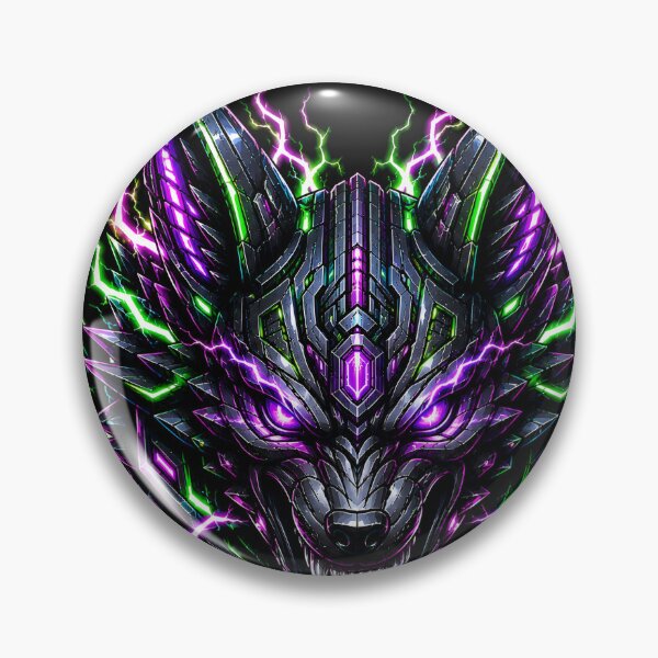 Item preview, Void Jackal Cyber Robotic Neon Anubis designed and sold by RiteshCenter .