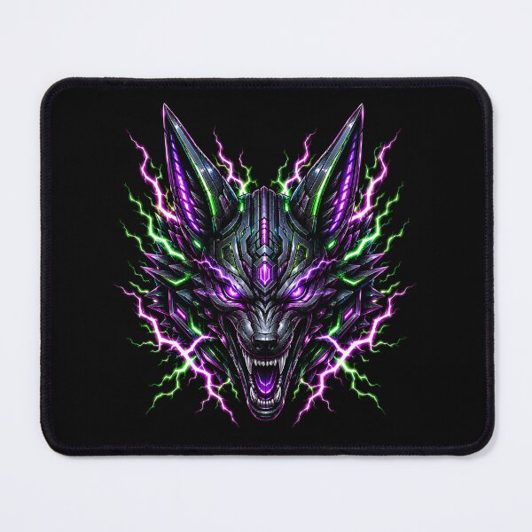 Item preview, Void Jackal Cyber Robotic Neon Anubis designed and sold by RiteshCenter .
