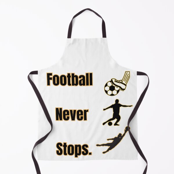 Item preview, Football Never Stops | Soccer Player Motivation Quote T-Shirt designed and sold by UrbanEchoHub.
