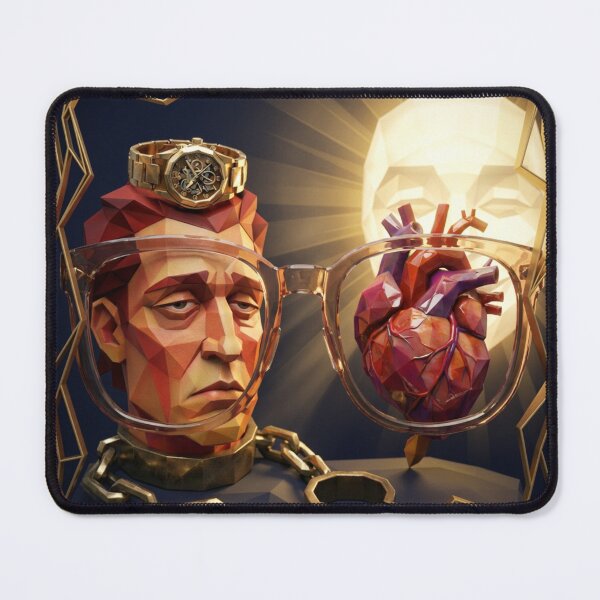 Item preview, Break Free – Geometric Mind & Heart Surreal Art designed and sold by Motherkey.