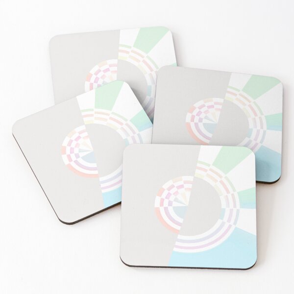 Item preview, Pastel Checker Burst designed and sold by JaygiesDesign.