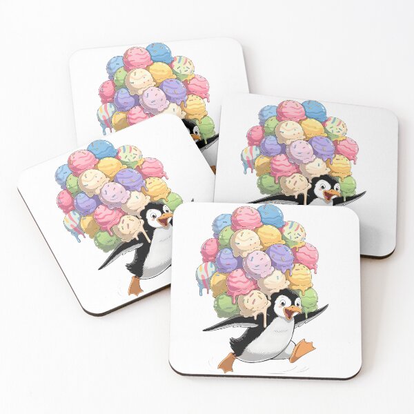 Item preview, Penguin Ice Cream Thief designed and sold by Neural-canvas.
