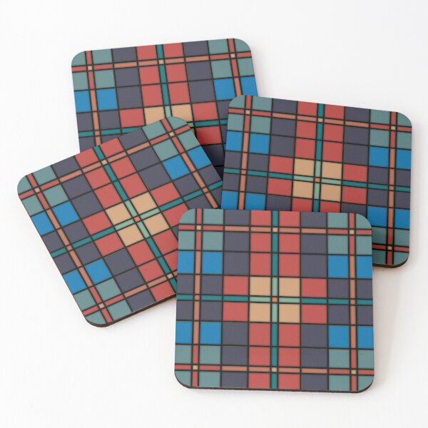 Item preview, Modern Red Blue and Sage Tartan Plaid designed and sold by Karin Taylor.