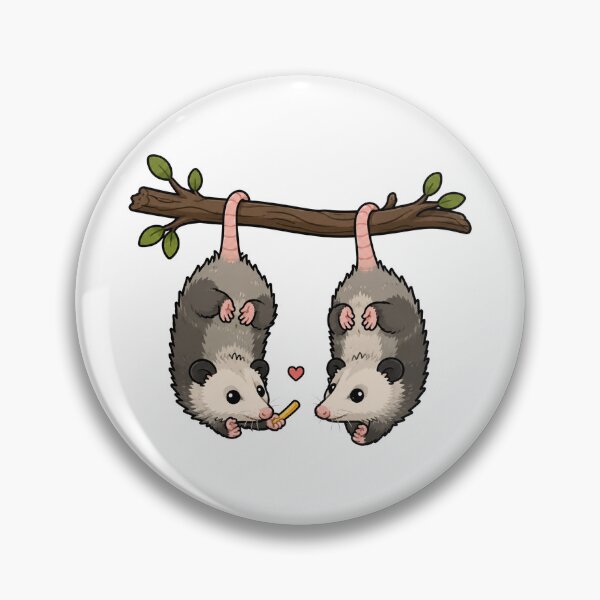 Item preview, Cute Hanging Opossums Sharing Fries Adorable Possum Lovers Design designed and sold by MonkiFlipp.