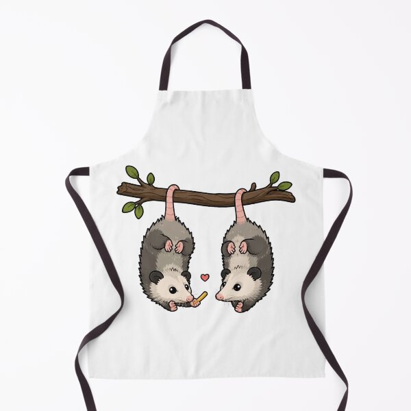 Item preview, Cute Hanging Opossums Sharing Fries Adorable Possum Lovers Design designed and sold by MonkiFlipp.