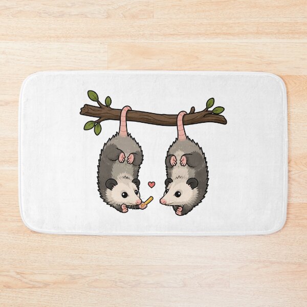 Item preview, Cute Hanging Opossums Sharing Fries Adorable Possum Lovers Design designed and sold by MonkiFlipp.