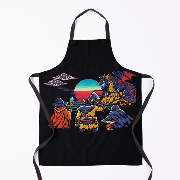 Item preview, Neon Ukiyo‑E Party vs Dragon designed and sold by KungPowUnicorn.
