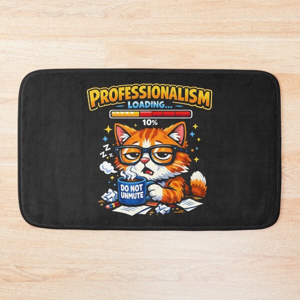 Item preview, Professionalism Loading Funny Office Cat Ginger Tabby designed and sold by SplashTastic.