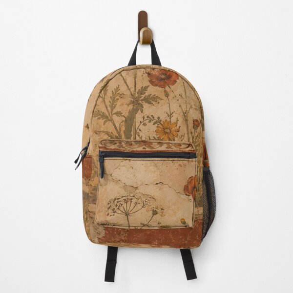Item preview, Antique Roman Floral Fresco Weathered Wall Art  designed and sold by ChubbyGoong.