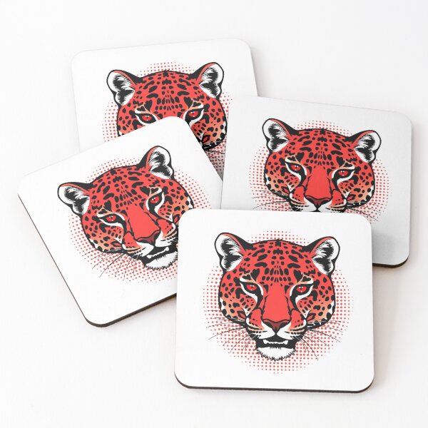 Item preview, Leopard Pop Art - Modern Graphic Art Sticker designed and sold by QuirkThreadsCo.