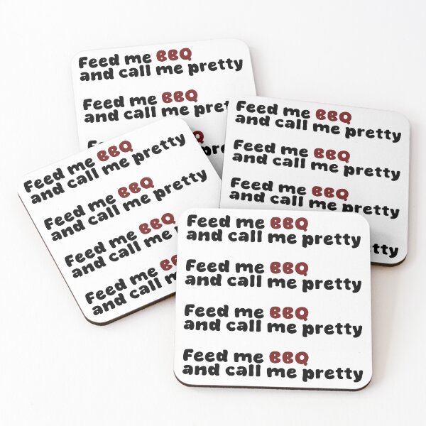Item preview, Feed me BBQ and call me pretty designed and sold by the-craft-shop.