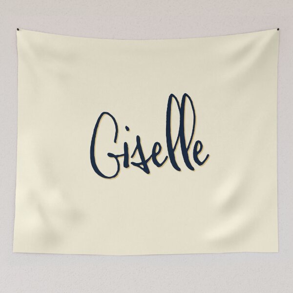 Item preview, GISELLE personalized type design designed and sold by CharlottePlaceArt.
