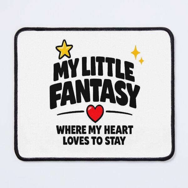 Item preview, My Little Fantasy | Where My Heart Loves To Stay | Romantic Sticker designed and sold by Lovestickerco.