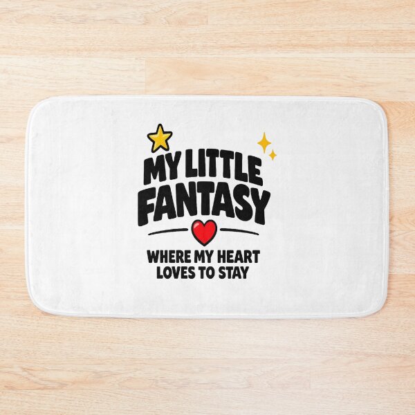 Item preview, My Little Fantasy | Where My Heart Loves To Stay | Romantic Sticker designed and sold by Lovestickerco.
