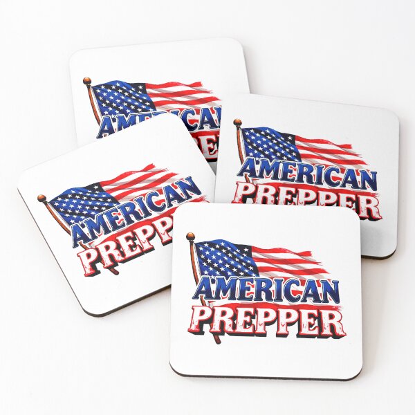Item preview, American Prepper with USA Flag designed and sold by Eva-Ste-Design.