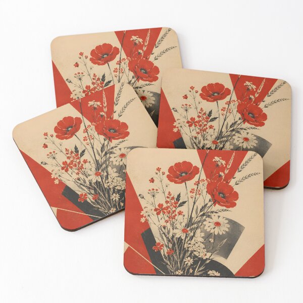Item preview, Constructivism Wildflower Propaganda Poster Art designed and sold by ChubbyGoong.