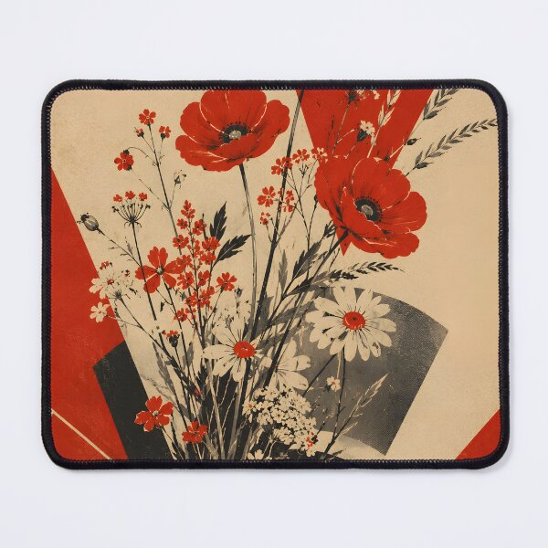 Item preview, Constructivism Wildflower Propaganda Poster Art designed and sold by ChubbyGoong.