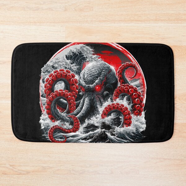 Item preview, Dark Octopus in the wave designed and sold by GoblinForge.