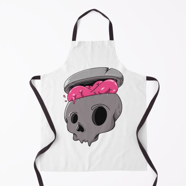 Item preview, Think Off Grungy Zombie Skull Brain Art designed and sold by HarsuPreart.