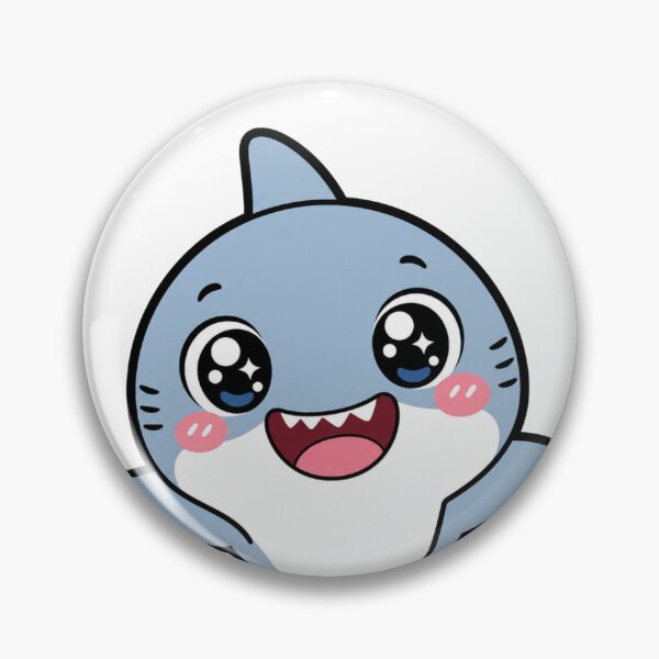 Item preview, Awesome! Cute Kawaii Shark with a Saying designed and sold by BoosterShop.