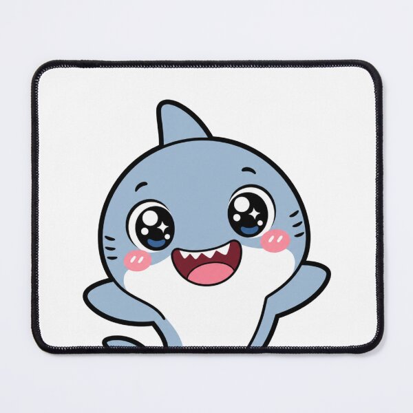 Item preview, Awesome! Cute Kawaii Shark with a Saying designed and sold by BoosterShop.