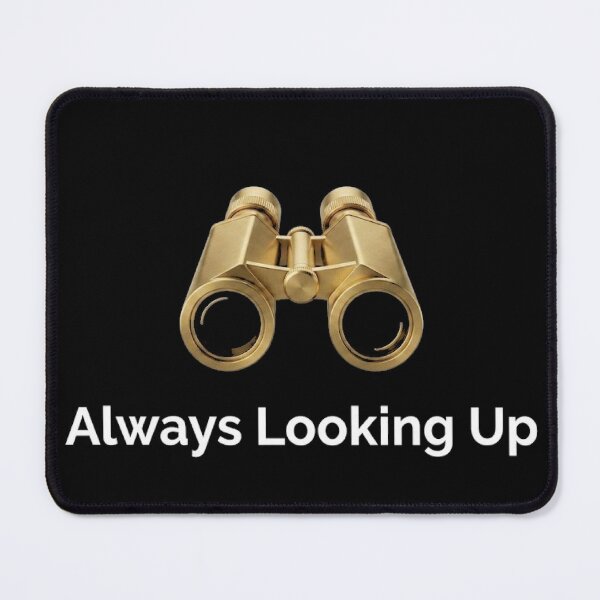 Item preview,  Always Looking Up Gold Binoculars Minimalist Vintry Off designed and sold by VintryOff.