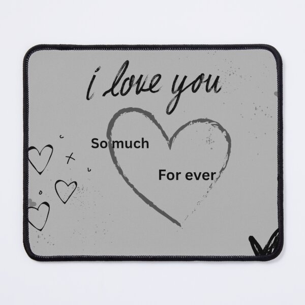 Item preview, I love you so much for ever little heart beautiful line  designed and sold by Berryegale .